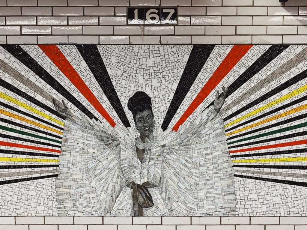 Matthias Maier | Celia Cruz by Rico Gatson @ 167th Street Station