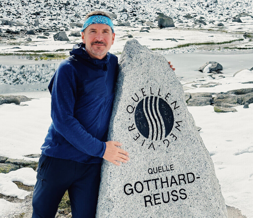 Matthias Maier | Stories | Matthias at Source of river Reuss