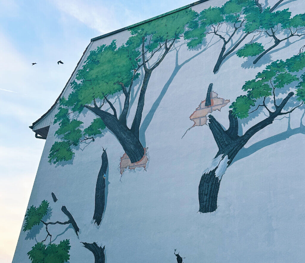 Matthias Maier | Stories | A painted wall in Bern