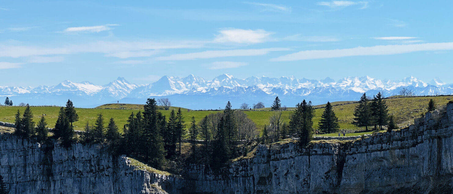 Matthias Maier | Stories | Week 15 | View over Creux de Van to the Swiss Alps