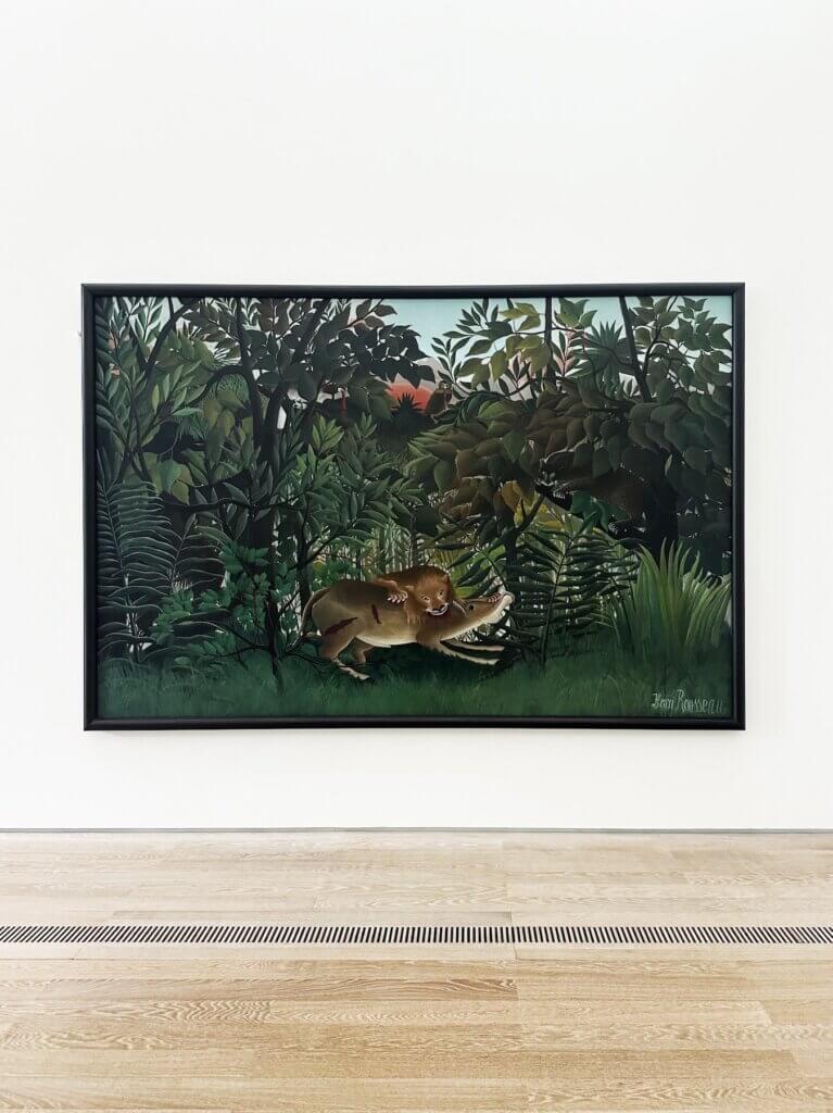 Matthias Maier | "Le lion, ayant faim, se jette sur l'antilope" by Henri Rousseau