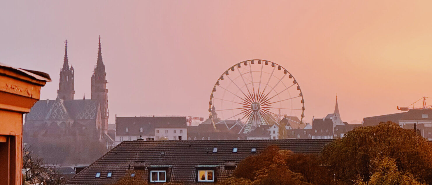 Matthias Maier | Stories | Week 43 2024 | Ferries Wheel next to Basel's cathedral