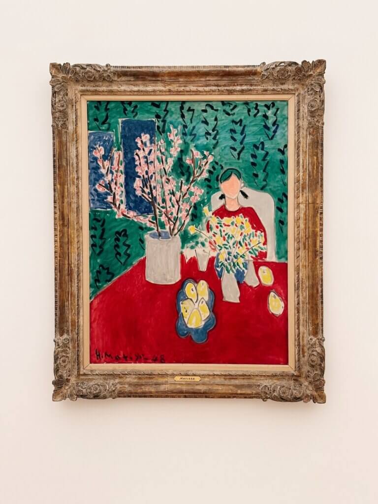 Matthias Maier | Matisse - Branche de prunier, fond vert