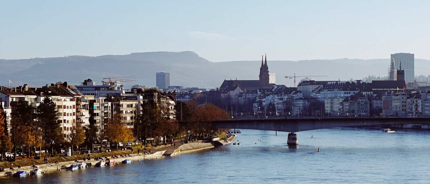 Matthias Maier | Stories | Week 48 2024 | View from Dreirosen Bridge to the cathedral of Basel