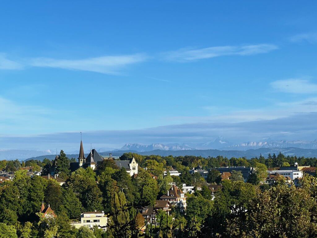 Matthias Maier | View over Bern to the Alps